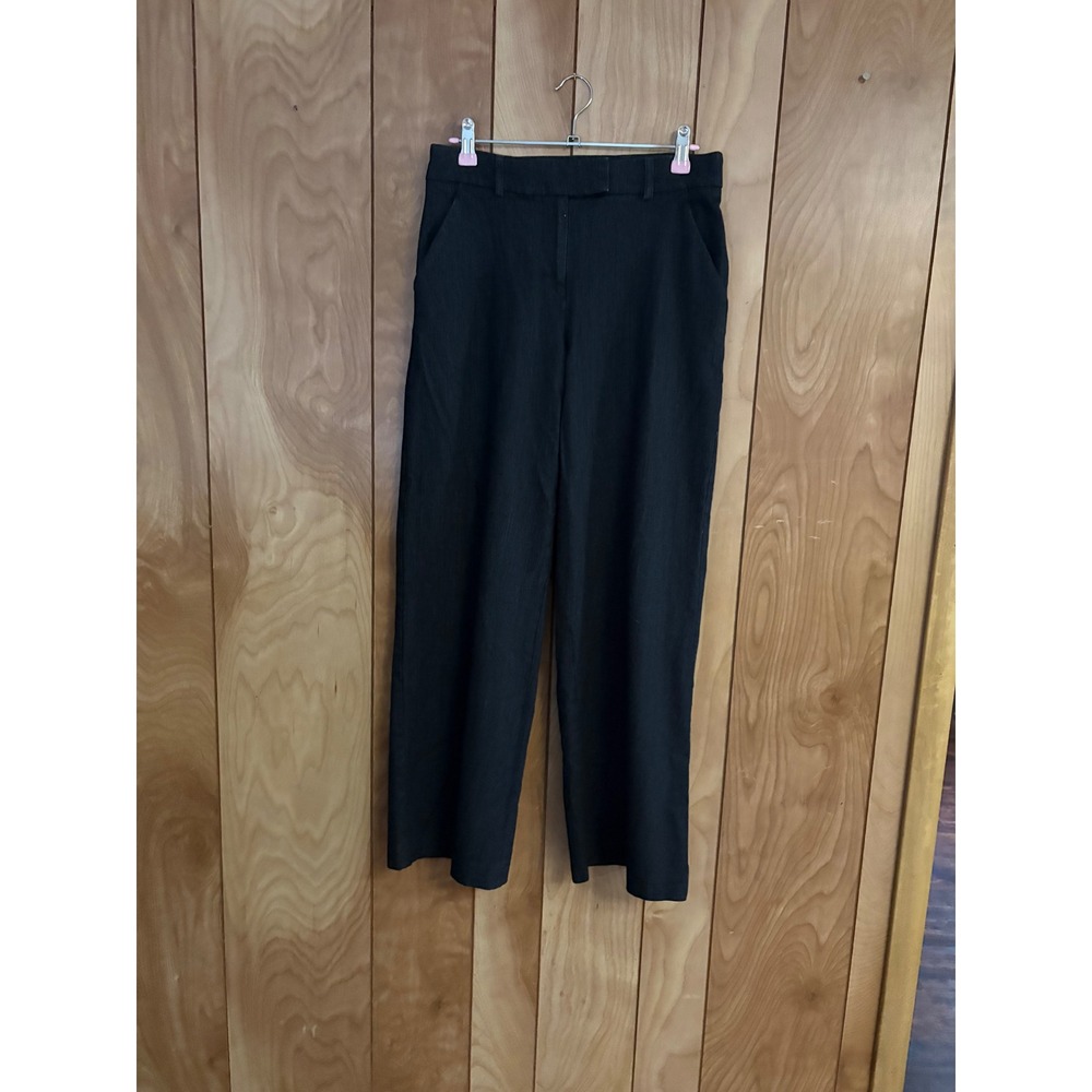 Express Editor Wide Leg Dress Pants Womens 2S Charcoal Gray Trousers